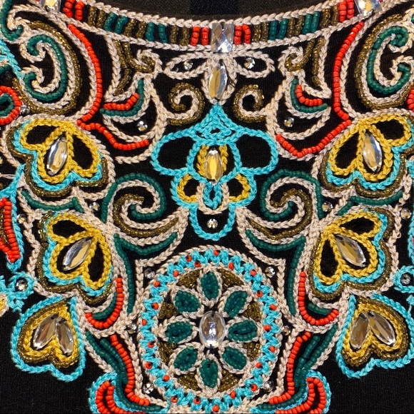 INC Embroidered Dress - Picture 5 of 7